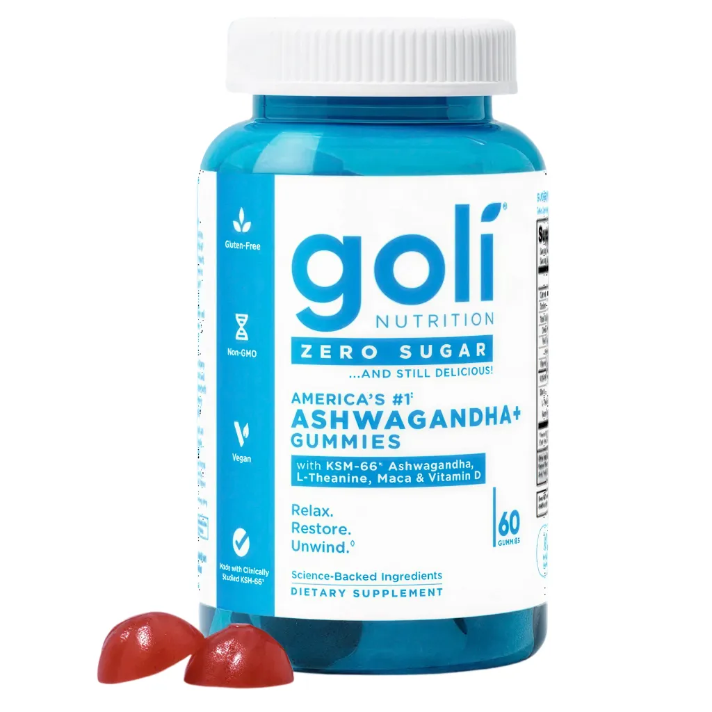 Goli Nutrition Zero Sugar Ashwagandha Gummies